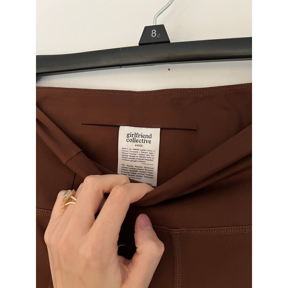 NWOT Girlfriend Collective Brown Earth Compressive High-Rise Leggings - Picture 2 of 4